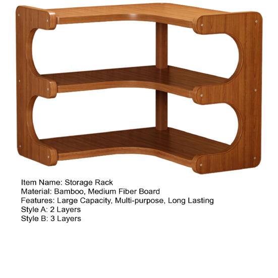 Desktop Storage Rack Sundries Organizer Multi-layer Design Large Capacity Multifunction Book Corner Storage Holder