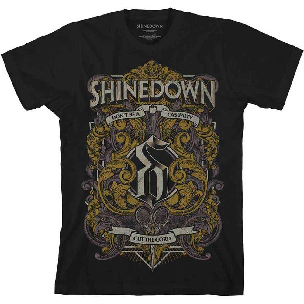 Shinedown Ornaunisextal Scissors TShirt Unisexs