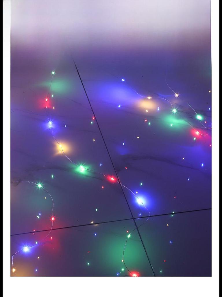 3x3m LED Copper Wire Curtain Lights, USB-Powered, 8-Function Remote, Waterproof, Outdoor Christmas Decoration