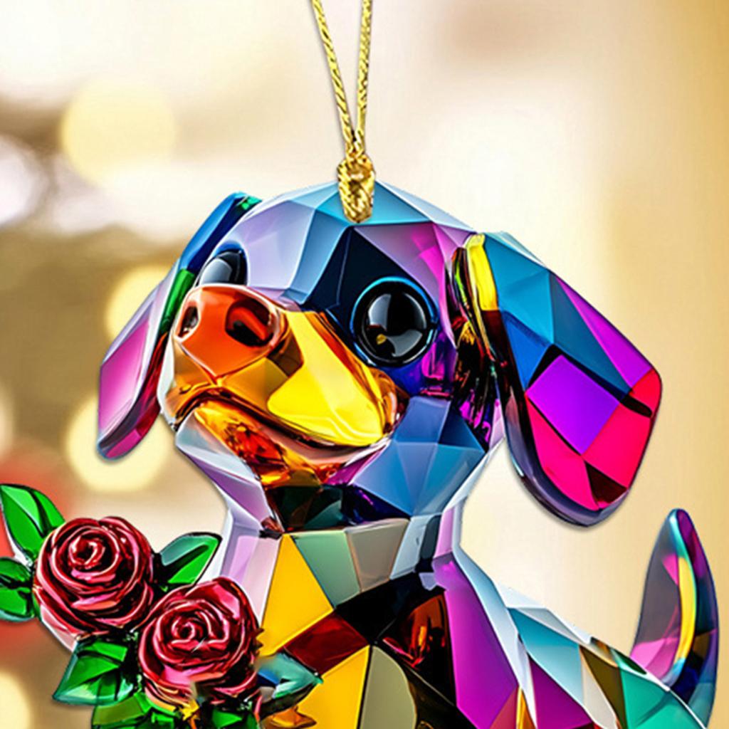 Yousheng 1/2 шт. Автомобильные подвески со шнурком, легко подвешиваются, цветные кристальные украшения, сверкающие акриловые украшения, подвески в виде ежика