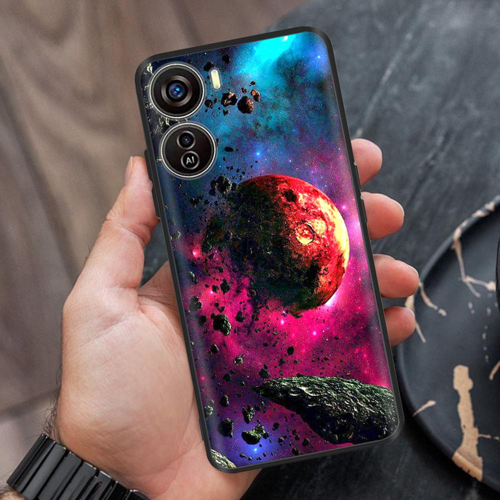 For ZTE Blade V50 Design Case Cartoon Soft TPU Cover for ZTE Blade V50 Design 5G Case Flower Silicone Case V50Design 4G Bumper