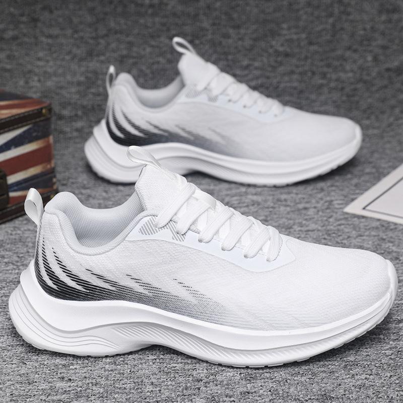 Летние новые повседневные сетчатые спортивные кроссовки мужские и женские одинаковые универсальные кроссовки из мушиного плетения спортивная обувь на мягкой подошве