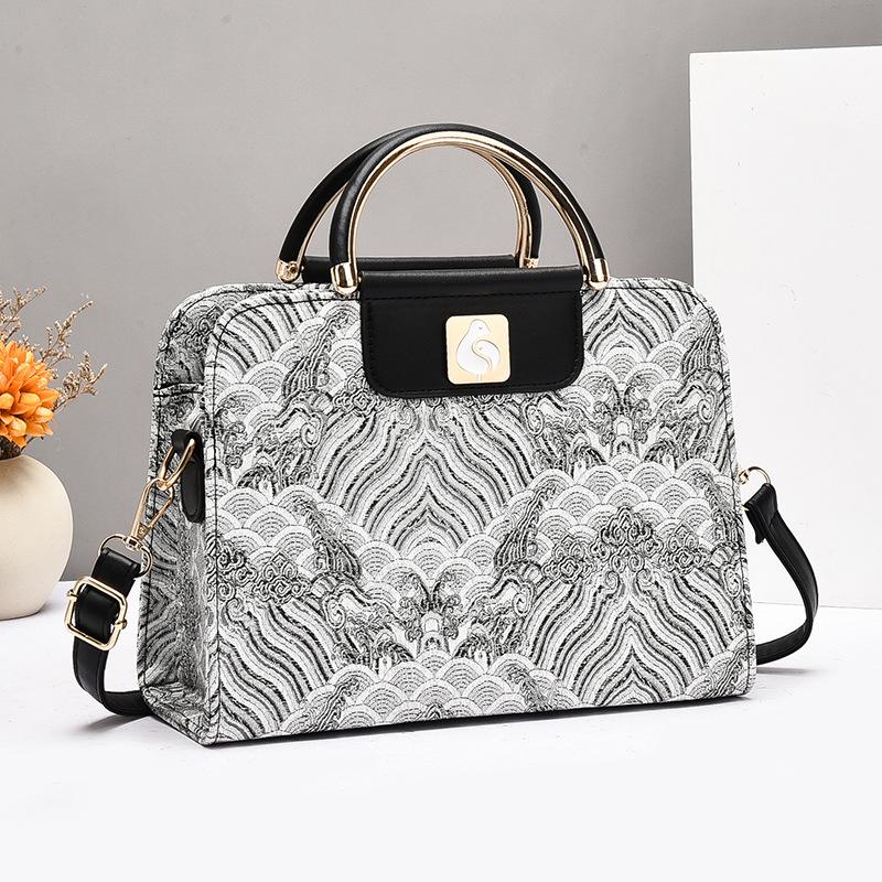 Female Print Design Small Square Bag Shoulder Bag for Women Luxury Handbag High Quality PU Leather Ladies Crossbody Bag Sac