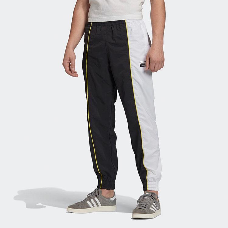 Adidas Originals Trefoil D TP 2 Неэластичные облегающие джоггеры с манжетами Трикотажные спортивные брюки Мужские брюки Черные FM2274