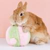 Fluffy Rabbit Calming Ball Bite Resistant Rabbit Soothing Toy Rabbit Fur Ball  Playing