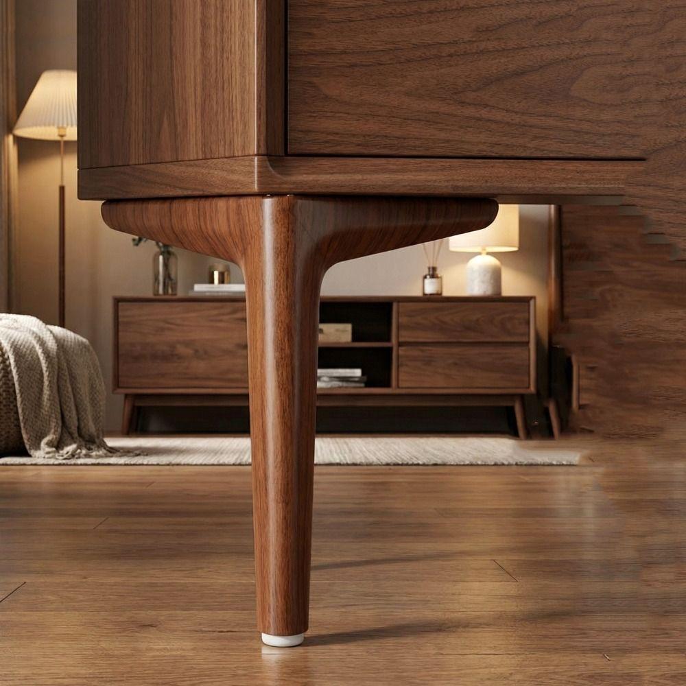 Thickened Sofa Feet Walnut Color Furniture Feet Foot Bedside Legs  Tea Table