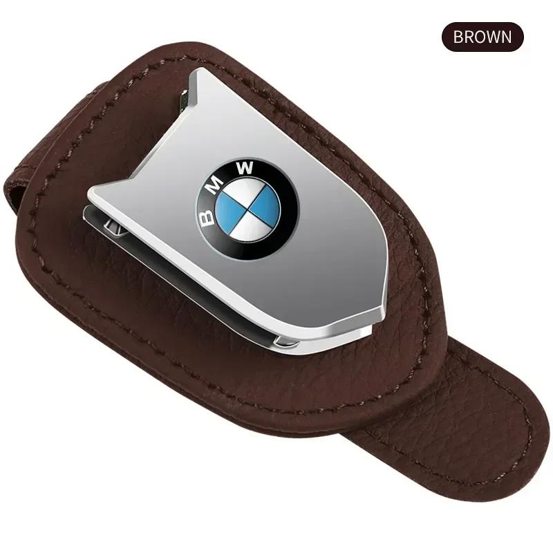 Автомобильный солнцезащитный козырек Зажимы для очков Клипсы для солнцезащитных очков Держатели для карт и билетов Подставка Для BMW E60 E92 E93 F20 F21 F30 F31 F32 F33 F34 M M1 M3