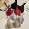 Seamless Lifting Bra for Women One-piece Fixed Cup Seamless Gathering No Steel Ring Anti-sagging Bra