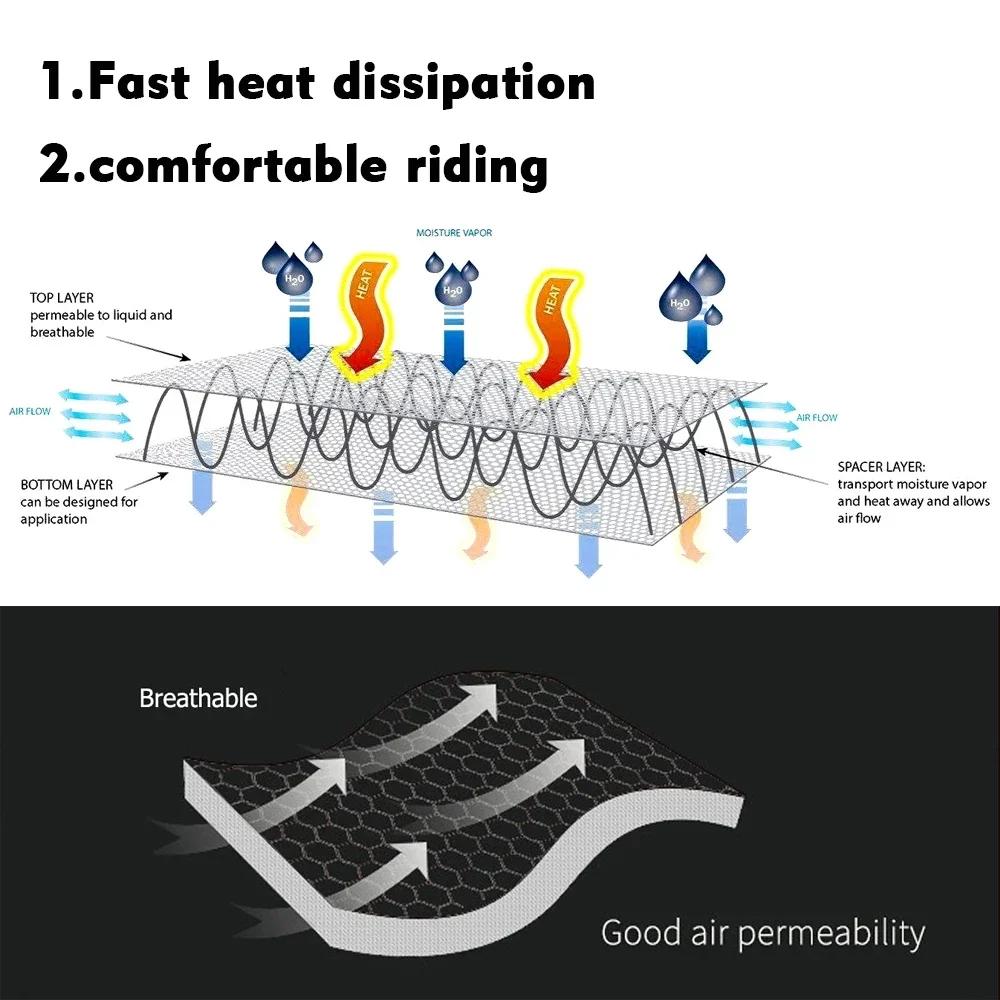For Tiger Sport 800 2025 Seat Cover Motorcycle 3D Airflow Seat Cover For Tiger Sport800 Accessories 3D Honeycomb Mesh Seat Cover