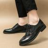 Модный Роскошный Бренд Оксфорды на Шнуровке Мужская Повседневная Обувь для Платья Броги Мужская Обувь Мужская Модная Роскошная Деловая Обувь Большой Размер 38-48