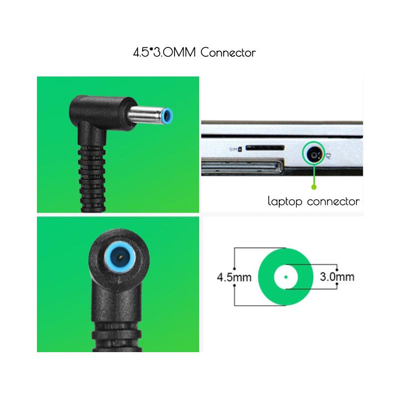 19.5V 2.31A 45W 4.5*3.0mm Laptop Charger Adapter For HP Stream X360 13 14 Pavilion 854054-001 741727-001 740015-001 740015-002