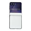 Однотонный чехол-бампер из кожи с текстурой Morandi для Samsung Z Flip7, ударопрочный, складной, из твердого ПК