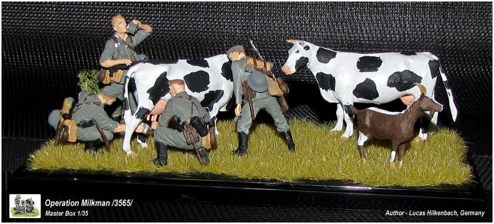 Мастер Бокс Животноводство 2 Коровы и 1 Пластик MB35066 1/35 Набор, Коза, Модель,