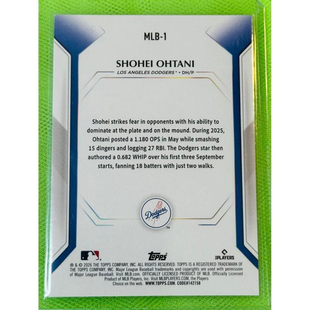 Used 2026 Topps Collector Kit Wave Foil MLB-1