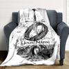 Lord Rings Customize Text Blanket Multi-purpose Personalized Blanket Ultra-Soft Throw For Bedding Livingroom Chair Seaside for All Occasions