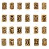 24pcs/lot Charms Hair Braid Beard TIWAZ TYR Sol Rune Dreadlock Beads Fit Beards or Hair