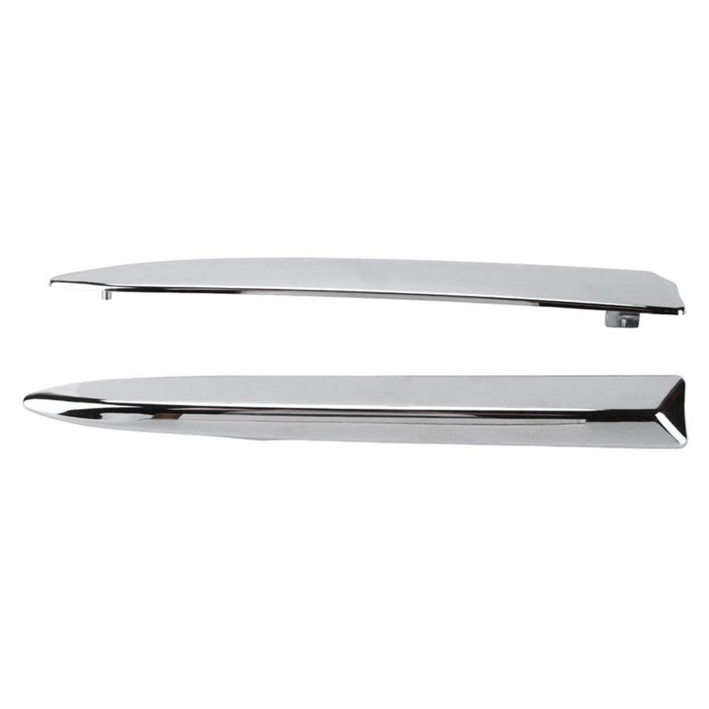 Пара молдингов решетки радиатора переднего бампера для Fiat 500 2007-2015