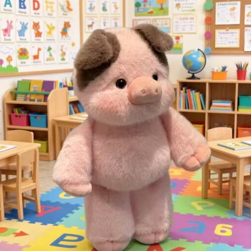 Милая плюшевая игрушка-подушка Розовый поросенок Хайлендский кабан Kawaii Подарок на День Рождения Рождество для Детей Девочек Любителей Животных