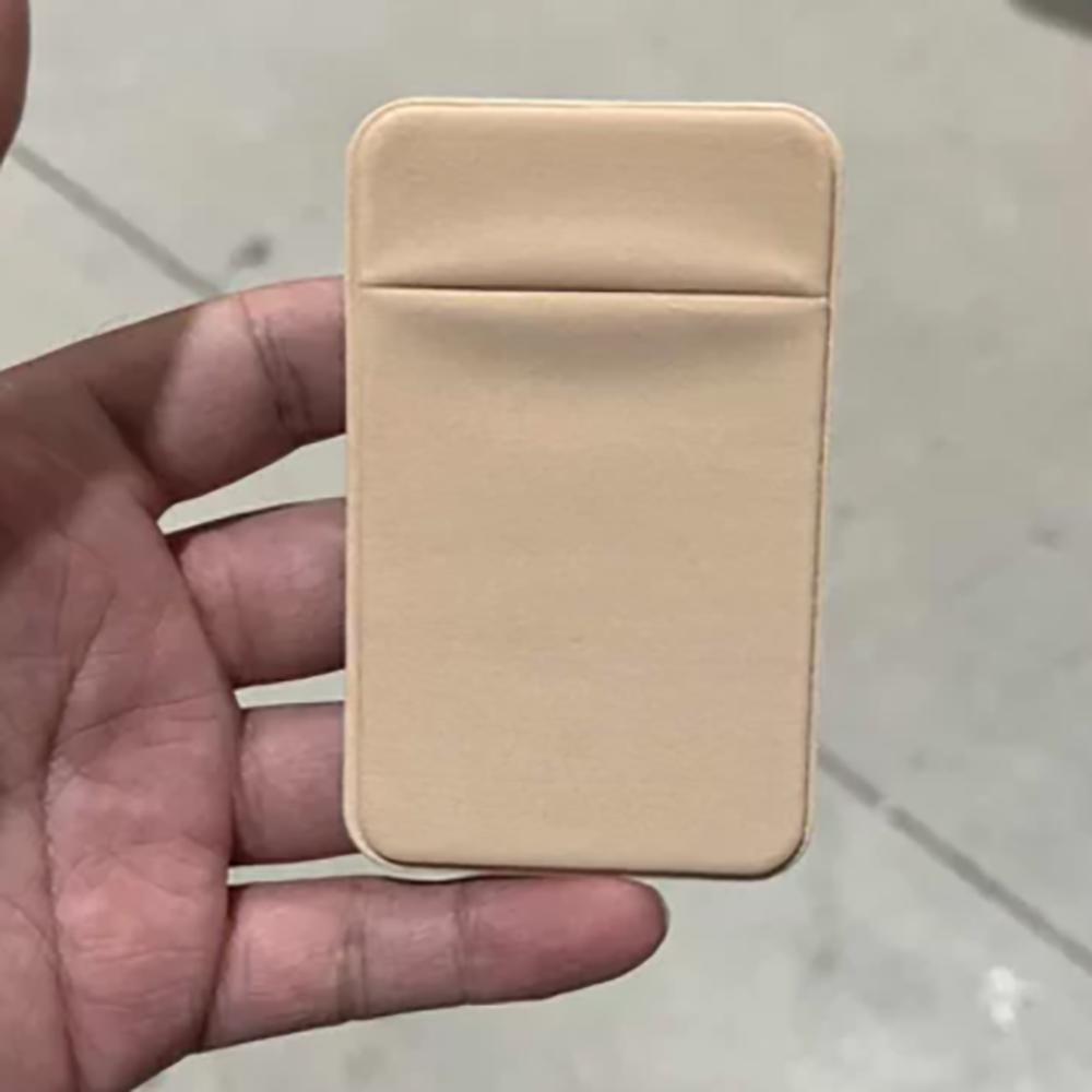 Bag Elastic Sticker Back Cover Phone Wallet Stick Cell Phone Pouch Phone Card Holder Wallet Case