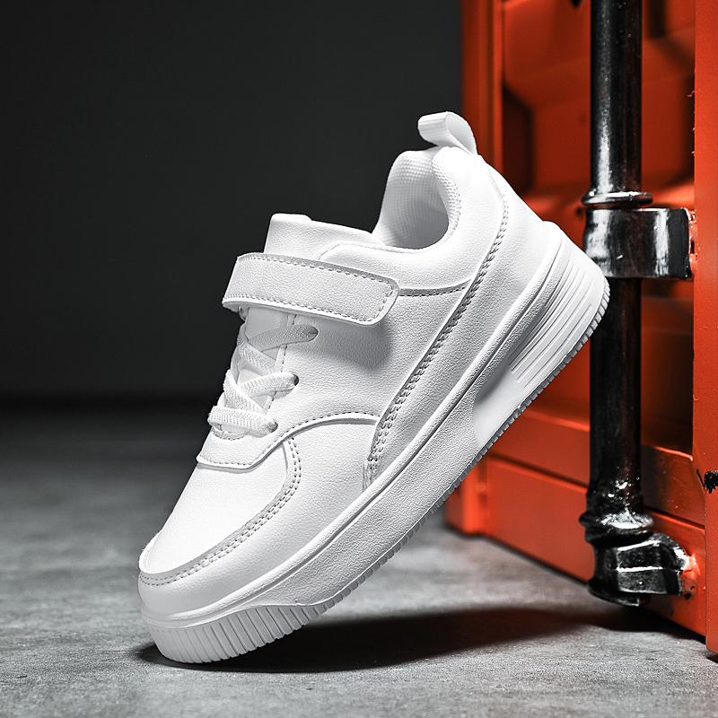 Детская спортивная обувь, детская белая спортивная обувь, водонепроницаемая ПУ, сверхлегкая спортивная обувь для девочек