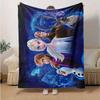 1pc. Disney Frozen Elsa Anna Olaf Ragnnok Outdoor Blanket for Kids Adults Home Office Travel Gift