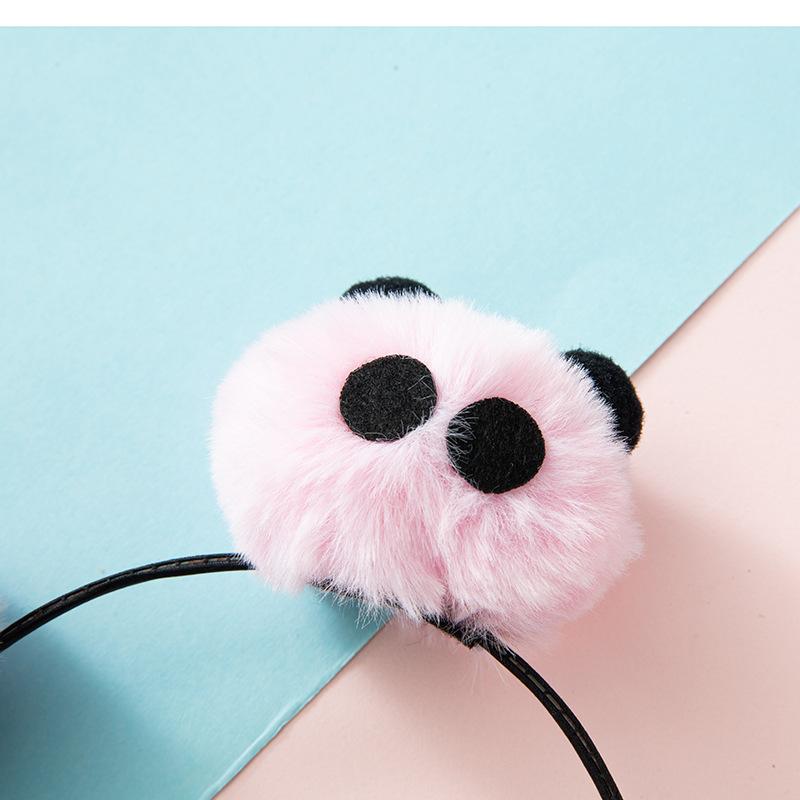 1 шт. забавная трехмерная повязка на голову в виде панды, плюшевая гигантская панда, мультяшная, милая, сладкая, интернет-знаменитость, головной убор для умывания, аксессуары для волос