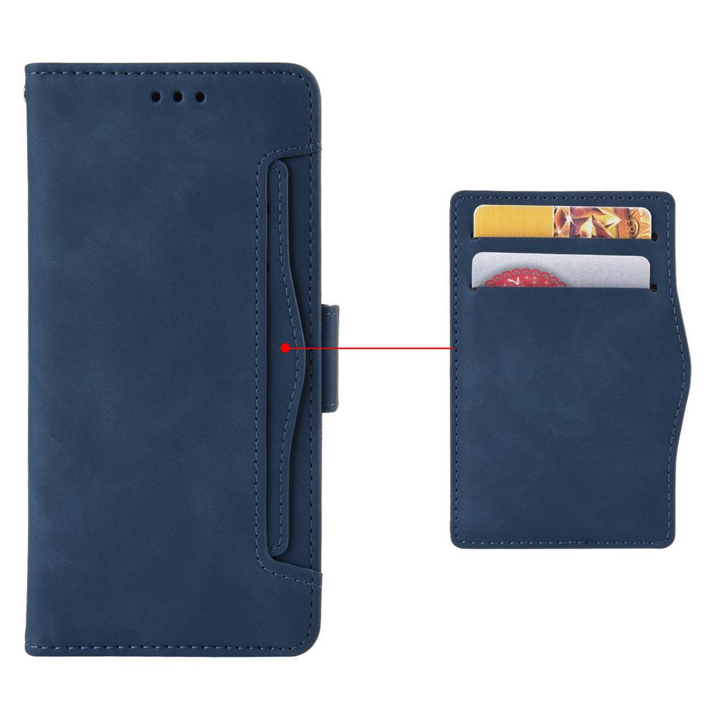 For Infinix Zero 30 4G X6731B Case Anti-Drop PU Leather Wallet Phone Cover with Multiple Card Slots
