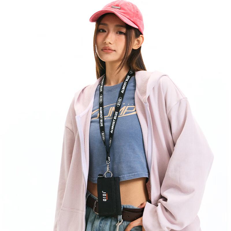 Женское худи на молнии свободного кроя с флисовой подкладкой Fingercroxx