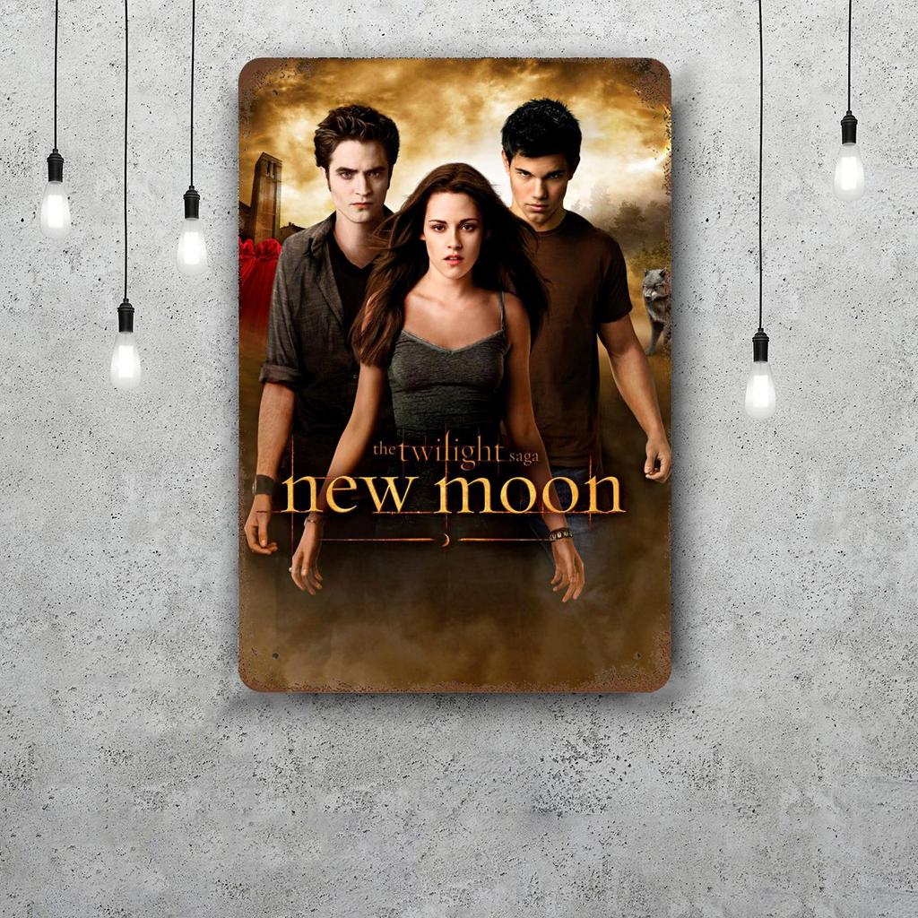 twilight Movie Decor Vintage Metal Signs Tin Signs Captain Poster Decor for Bar Pub Club Man Cave Wall Decoration