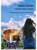 Seven-Head High-Power Dual-Use Outdoor Camping Gas & Coal Stove