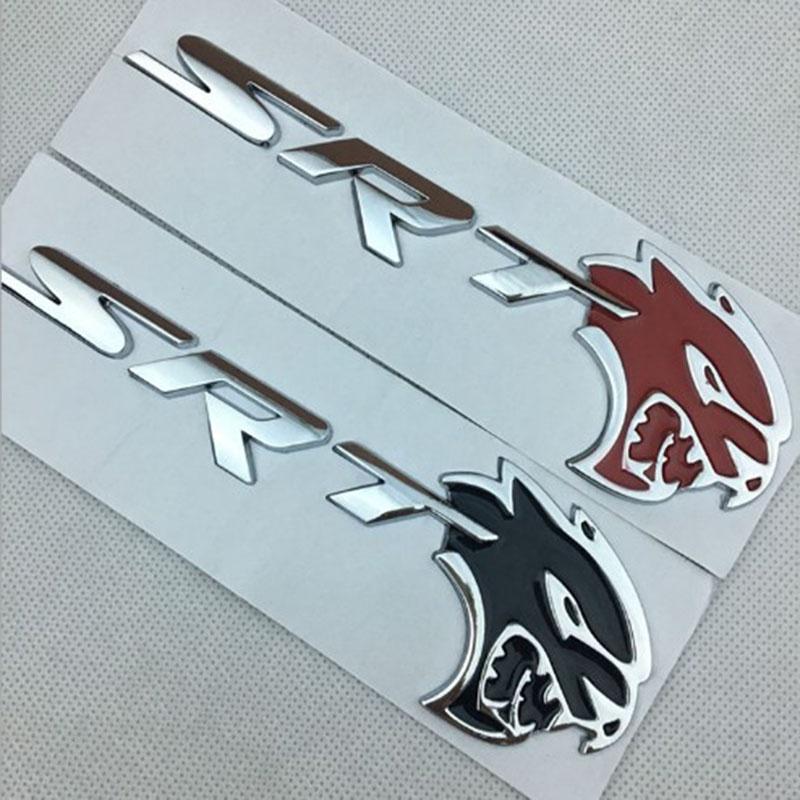 1718 Dodge Challenger Charger Srt Hellcat 3d Alloy Emblem Badge With Self Adhesive