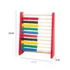 Educational Calculation Bead Red Blue Calculation Rack Durable Wooden Abacus  Preschool