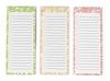 Pack of 3 Magnetic Fridge To-Do List Notepads- Magnetic Memo Pads For Refrigerator- (50 Sheets