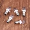 Светодиодная лампа для приборной панели E10 DC3V/5V/6V/12V/24V Резьбовое основание Сигнальная лампа предупреждения Белый Сигнальная лампа для салона автомобиля 5 шт.