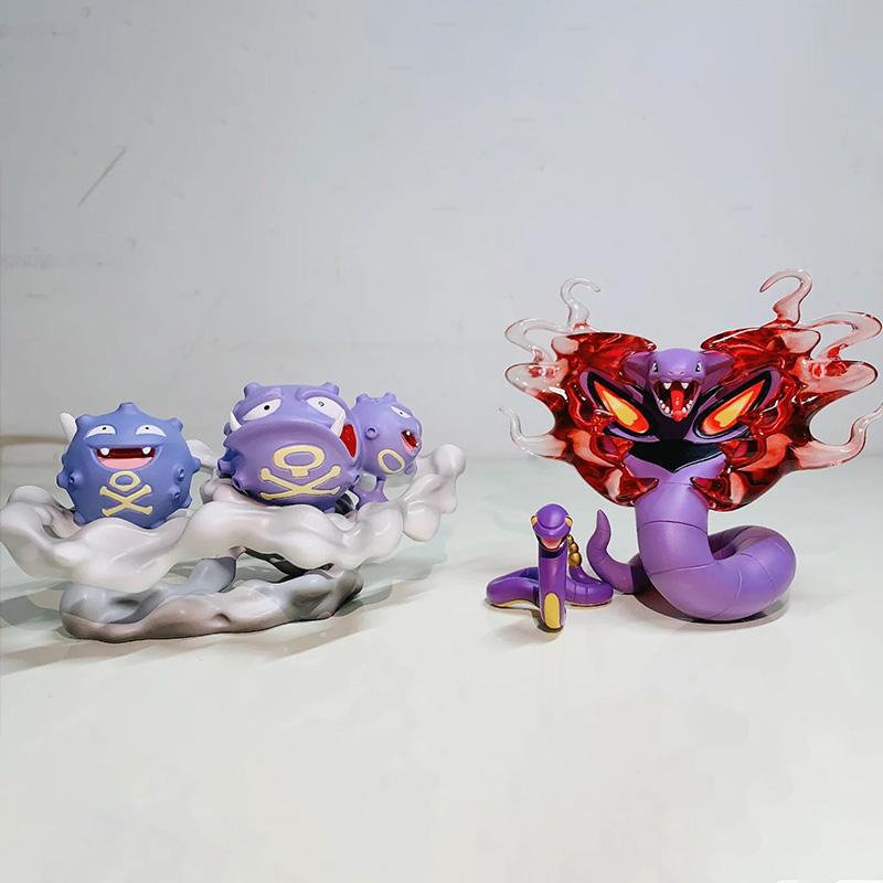 3-8.5см Фигурка Аниме Покемон Арбок И Эканс Фигурки Действия ПВХ Статуэтка Настольное Украшение Коллекционная Модель Игрушки Подарки