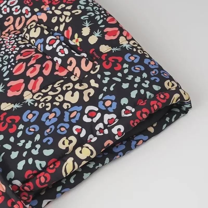 Autumn/Winter European & American Women's Casual Printed Cotton Jacket