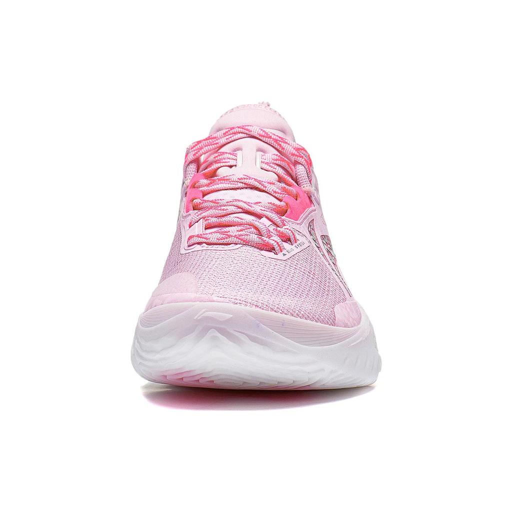 Li Ning Speed 10 Низкие Баскетбольные Кроссовки Мужские Мягкие Вишнево-Розовые ABAT085-6