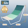 Folding Beach Lounger 2 Pcs.