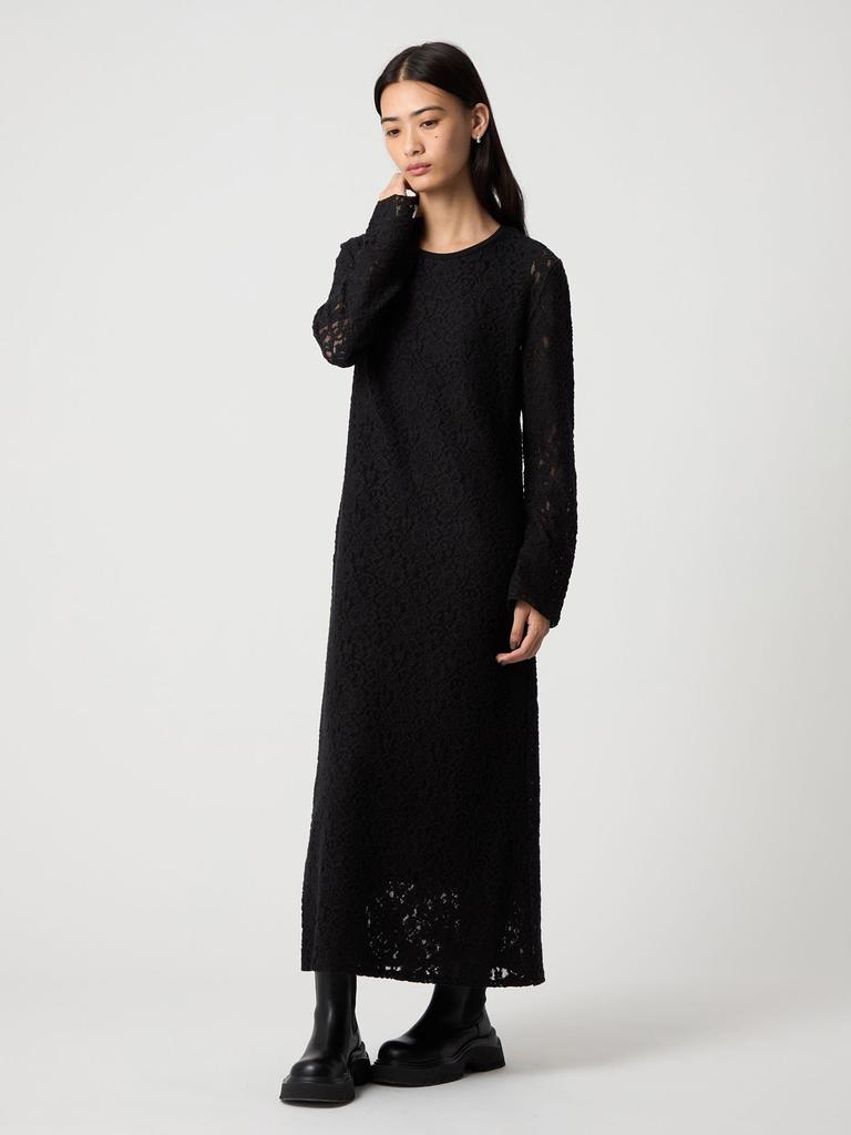 [United Arrows Green Label Relaxing] EMMEL REFINES EM Lace Long Dress 66261000001 0950 BLACK(09) M