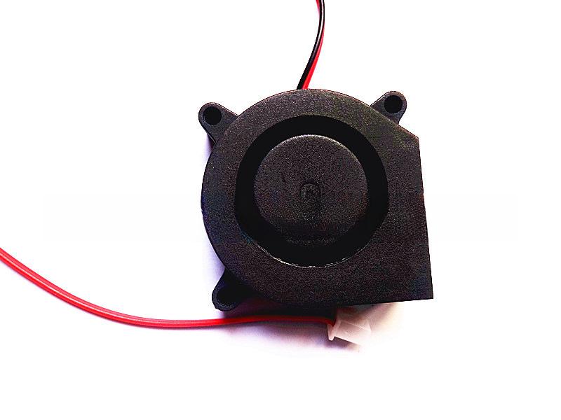 Вентилятор Turbo DC Small 5015 для 3D-принтеров, промышленное охлаждение, DC12V.