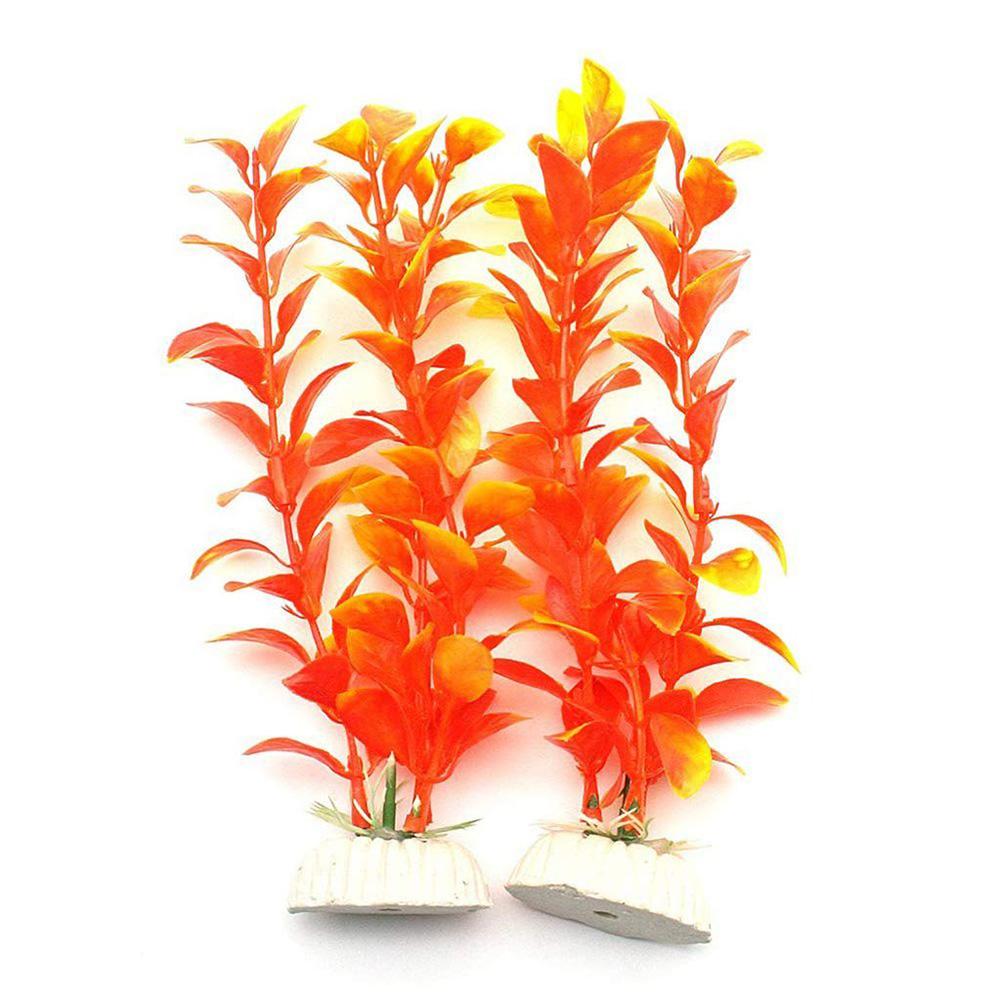 2pcs Simulation Sea Flower Aquatic Plant Landscape Ornament Handmade Aquarium Fish Tank Underwater Decoration