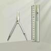 Adjustable Pencil Compass Ruler Metal Geometry Tool Professinal 3 in 1 Compasses  Office