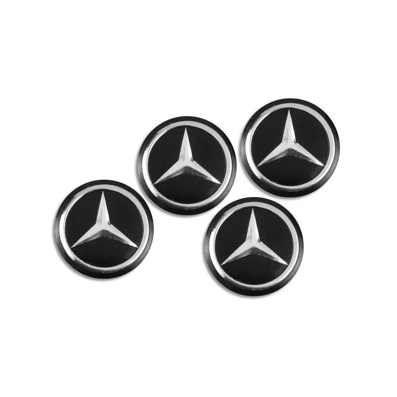 GLC GLB 14 мм Наклейки-эмблемы на ключ автомобиля Аксессуары Для Mercedes Benz AMG E S C A B Класса GLE GLS CLS GLC CLA GLA GLK GLB W205 W20