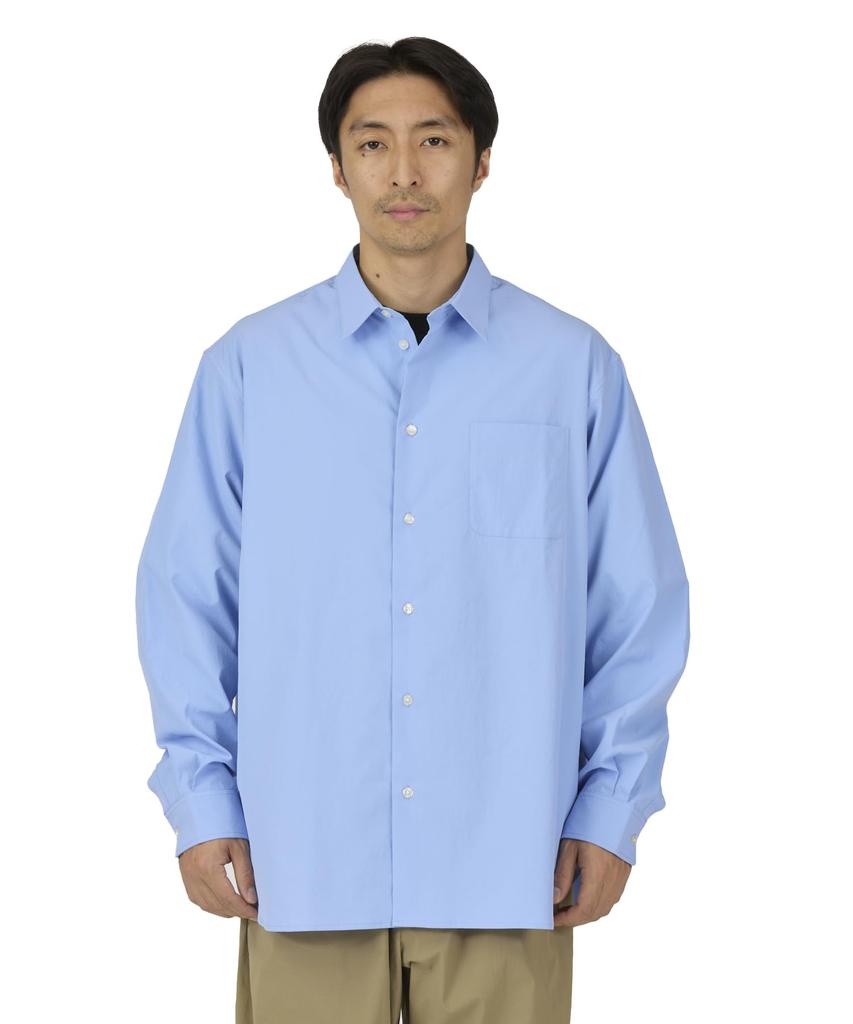 Snow Peak New Standard Utility Shirt Tops Shirt Long Sleeve LIGHT BLUE M NSD-SH-26SU001 Men's Women's