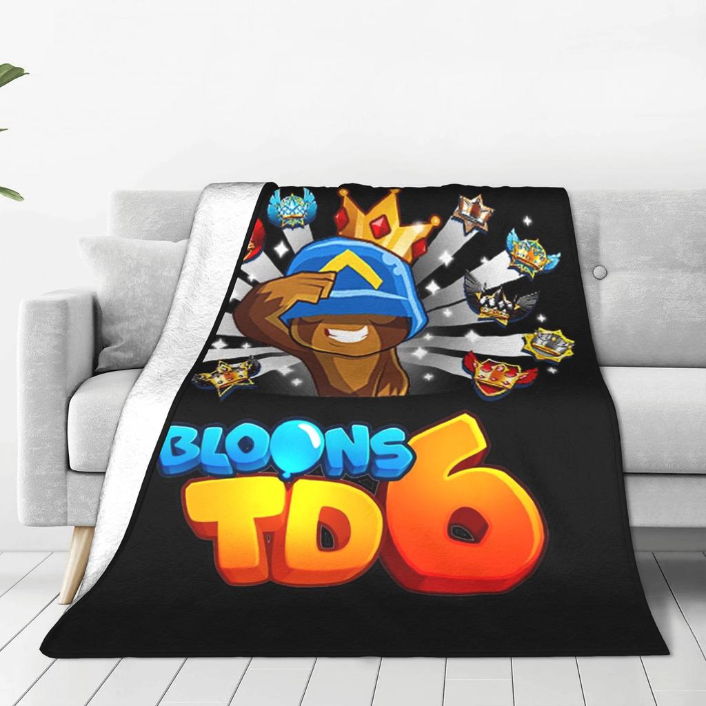 Flannel Throw Blanket Bloons Td 6 For Kids Blankets Soft  Bedspread Warm Plush Blanket for Bed Living room Picnic Travel Home