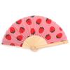 Shouroku Складной веер для для с шеей модное ремесло [Nishikawa Shoten] лето, дети, ремешок, подарок, подарок, веер, (клубника)