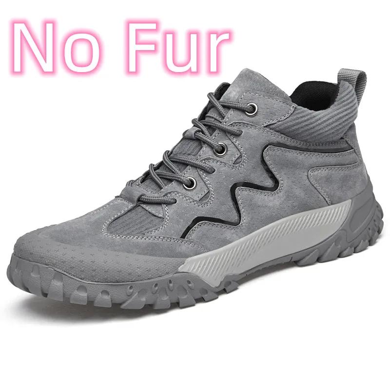 Модная зимняя мужская обувь, мужские удобные ботинки для хайкинга, из натуральной кожи, мужские ботильоны, высокое качество, на шнуровке, деловая обувь для ходьбы