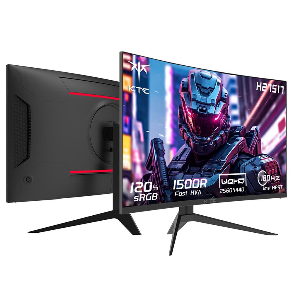 KTC Игровой монитор H27S17 27 дюймов 2560x1440 QHD 180 Гц HVA изогнутый 1500R