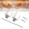Chicken Holder with Rotating Fork for Roasting