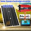4000W Solar Power System 20W Solar Panel Battery Charger Solar Inverter Complete Kit Solar Controller 110V/220V